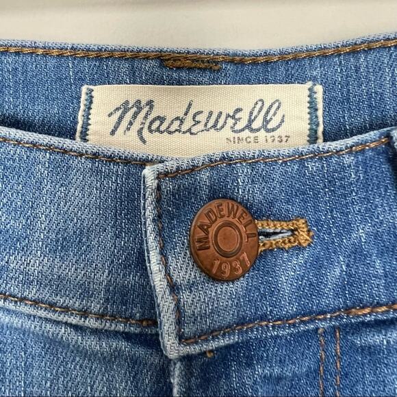 Madewell 9" High Riser Skinny Skinny Jeans Light Wash Light Distressing sz 25 - Picture 11 of 12